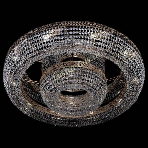 Люстра Венеция двойное кольцо №10 в Кирове Гусь Хрустальный