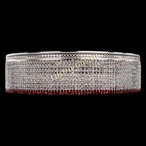 Люстра Венеция Капель №10 оптикон красная в Кирове Гусь Хрустальный