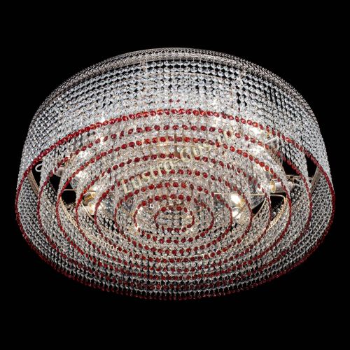 Люстра Венеция Капель №10 оптикон красная в Кирове Гусь Хрустальный