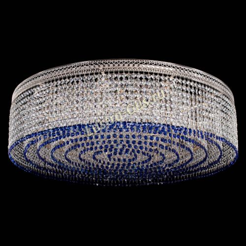 Люстра Венеция Капель №10 оптикон синяя в Кирове Гусь Хрустальный