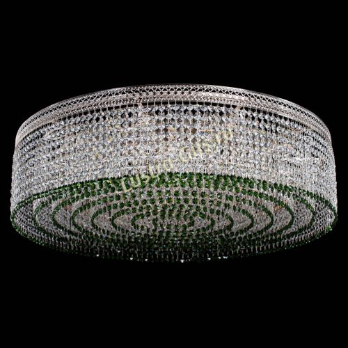 Люстра Венеция Капель №10 оптикон зеленая в Кирове Гусь Хрустальный