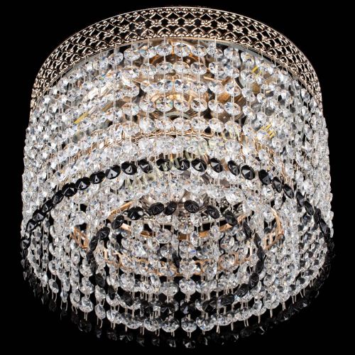 Люстра Венеция Капель №2 черная в Кирове Гусь Хрустальный