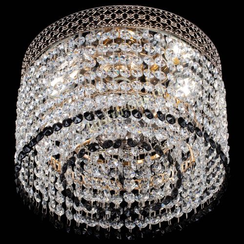 Люстра Венеция Капель №2 черная в Кирове Гусь Хрустальный