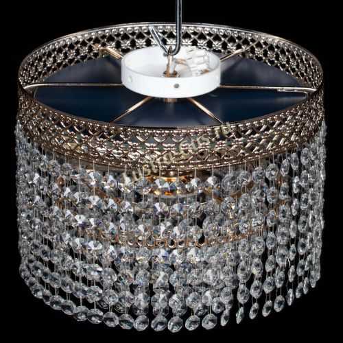 Люстра Венеция Капель №2 фиолетовая в Кирове Гусь Хрустальный