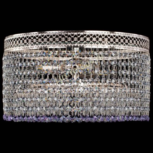 Люстра Венеция Капель №3 фиолетовая в Кирове Гусь Хрустальный