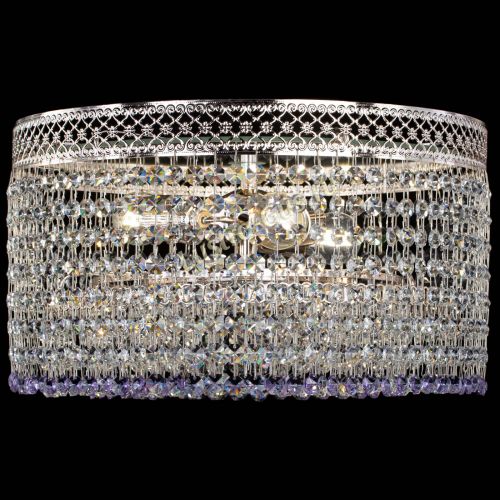 Люстра Венеция Капель №3 фиолетовая в Кирове Гусь Хрустальный