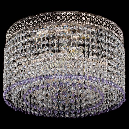 Люстра Венеция Капель №3 фиолетовая в Кирове Гусь Хрустальный