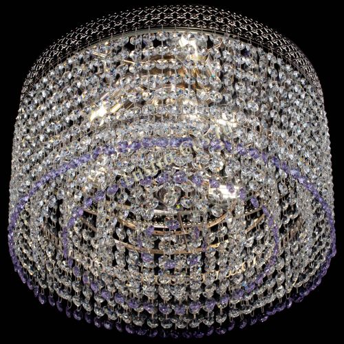 Люстра Венеция Капель №3 фиолетовая в Кирове Гусь Хрустальный