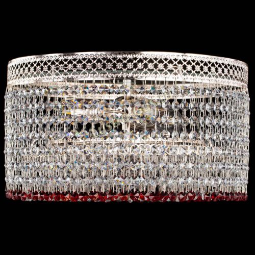 Люстра Венеция Капель №3 красная в Кирове Гусь Хрустальный