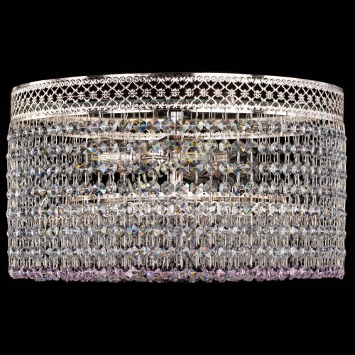 Люстра Венеция Капель №3 розовая в Кирове Гусь Хрустальный