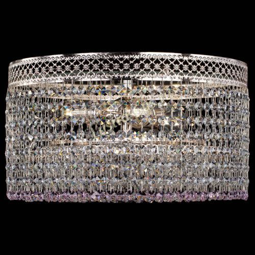 Люстра Венеция Капель №3 розовая в Кирове Гусь Хрустальный