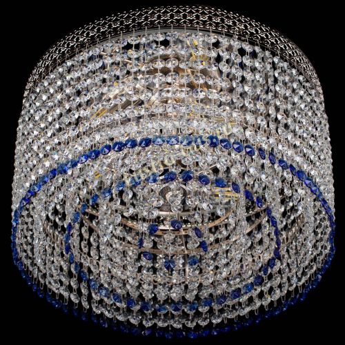 Люстра Венеция Капель №3 синяя в Кирове Гусь Хрустальный