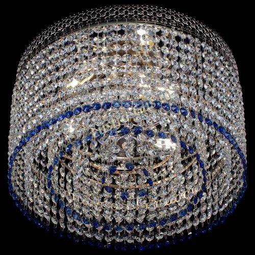 Люстра Венеция Капель №3 синяя в Кирове Гусь Хрустальный