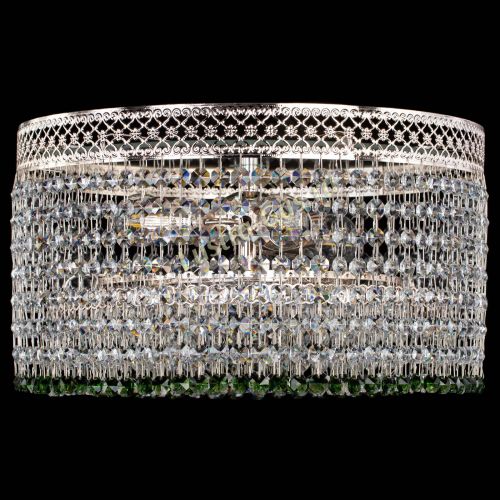 Люстра Венеция Капель №3 зеленая в Кирове Гусь Хрустальный