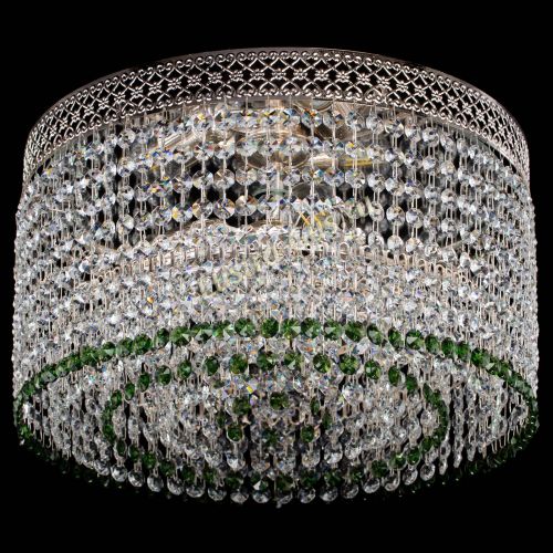 Люстра Венеция Капель №3 зеленая в Кирове Гусь Хрустальный