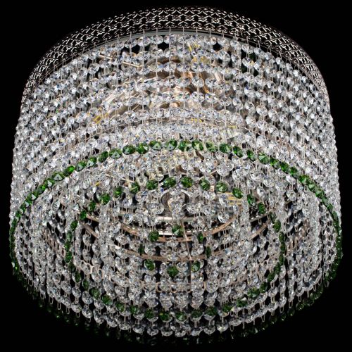 Люстра Венеция Капель №3 зеленая в Кирове Гусь Хрустальный