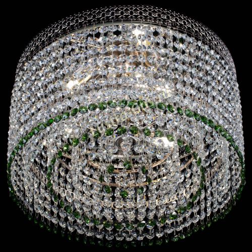 Люстра Венеция Капель №3 зеленая в Кирове Гусь Хрустальный