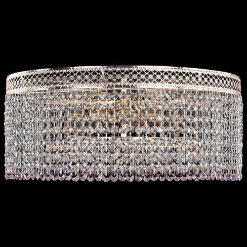 Люстра Венеция Капель №5 розовая в Кирове Гусь Хрустальный