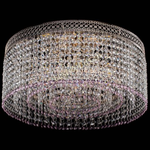 Люстра Венеция Капель №5 розовая в Кирове Гусь Хрустальный