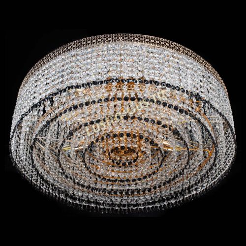 Люстра Венеция Капель №8 оптикон черная в Кирове Гусь Хрустальный