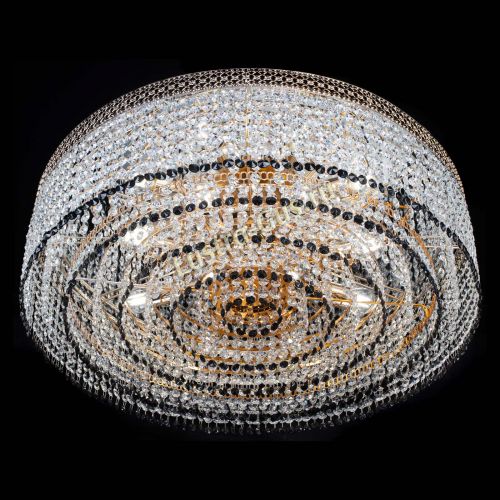 Люстра Венеция Капель №8 оптикон черная в Кирове Гусь Хрустальный