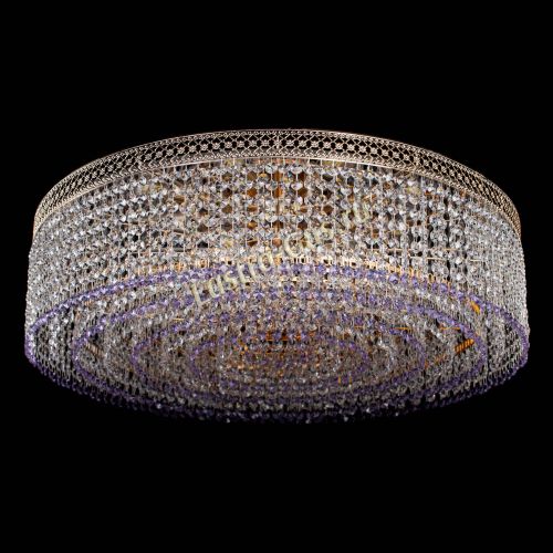Люстра Венеция Капель №8 оптикон фиолетовая в Кирове Гусь Хрустальный