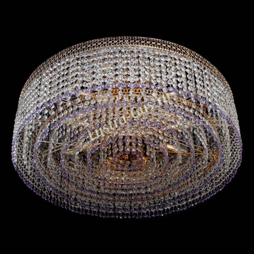 Люстра Венеция Капель №8 оптикон фиолетовая в Кирове Гусь Хрустальный