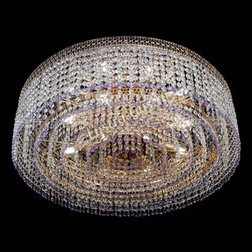 Люстра Венеция Капель №8 оптикон фиолетовая в Кирове Гусь Хрустальный