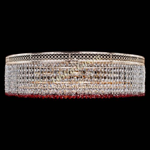 Люстра Венеция Капель №8 оптикон красная в Кирове Гусь Хрустальный