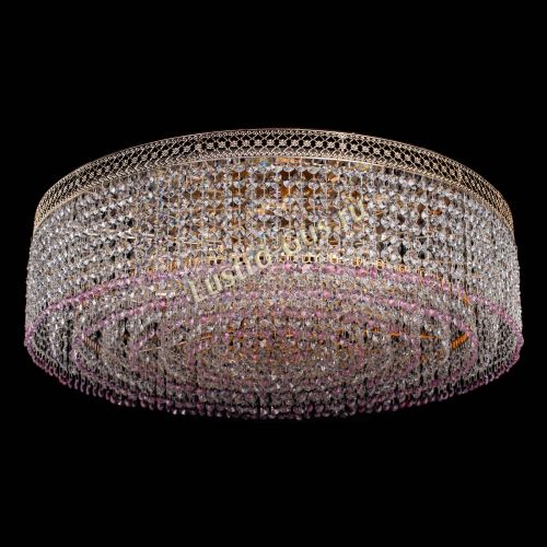 Люстра Венеция Капель №8 оптикон розовая в Кирове Гусь Хрустальный