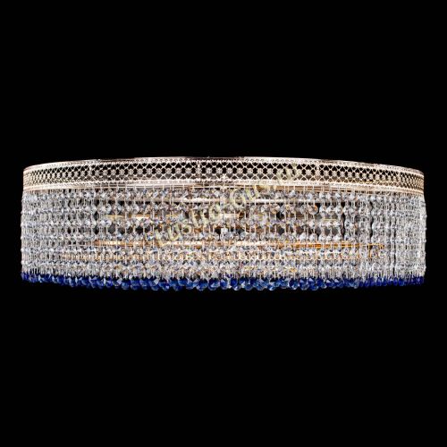 Люстра Венеция Капель №8 оптикон синяя в Кирове Гусь Хрустальный