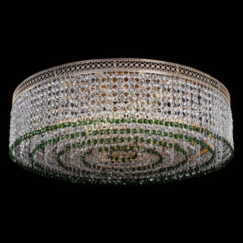 Люстра Венеция Капель №8 оптикон зеленая в Кирове Гусь Хрустальный