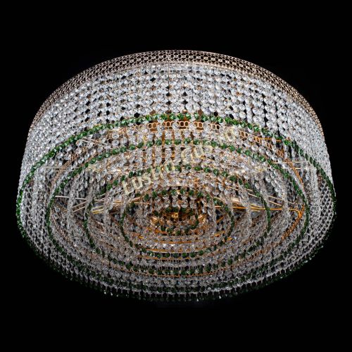 Люстра Венеция Капель №8 оптикон зеленая в Кирове Гусь Хрустальный