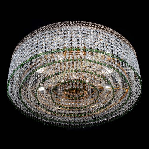 Люстра Венеция Капель №8 оптикон зеленая в Кирове Гусь Хрустальный