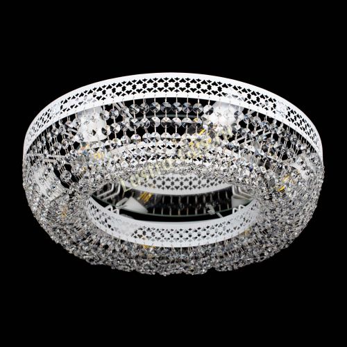 Люстра Венеция Кольцо №6 белая в Кирове Гусь Хрустальный