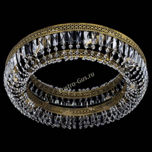 Люстра Венеция Кольцо №6 пластинка под бронзу в Кирове Гусь Хрустальный
