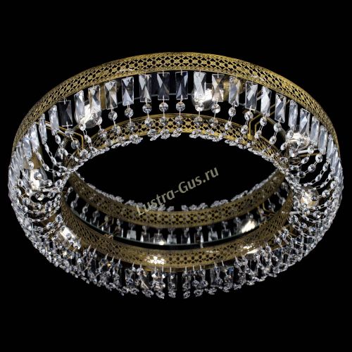Люстра Венеция Кольцо №6 пластинка под бронзу в Кирове Гусь Хрустальный