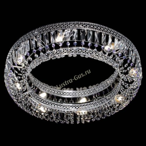 Люстра Венеция Кольцо №8 пластинка фиолетовая в Кирове Гусь Хрустальный