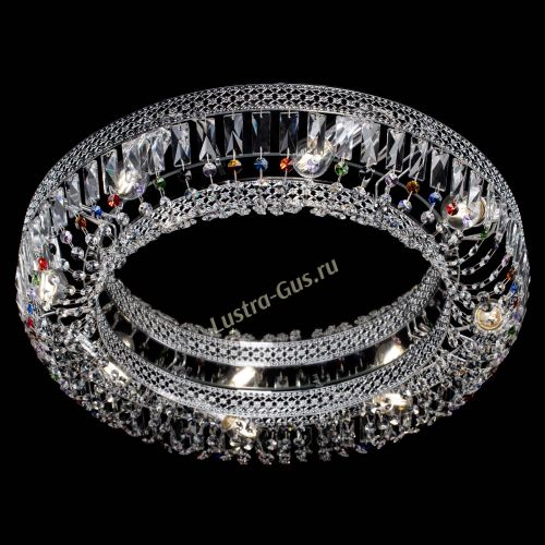 Люстра Венеция Кольцо №8 пластинка разноцветная в Кирове Гусь Хрустальный