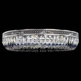 Люстра Венеция Кольцо №8 пластинка синяя в Кирове