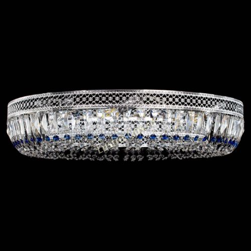 Люстра Венеция Кольцо №8 пластинка синяя в Кирове Гусь Хрустальный