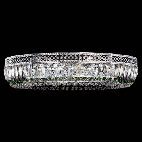 Люстра Венеция Кольцо №8 пластинка зеленая в Кирове Гусь Хрустальный