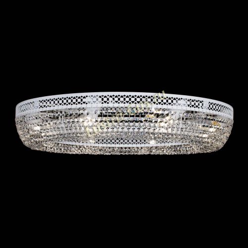 Люстра Венеция Кольцо №8 белая в Кирове Гусь Хрустальный