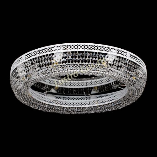 Люстра Венеция Кольцо №8 белая в Кирове Гусь Хрустальный