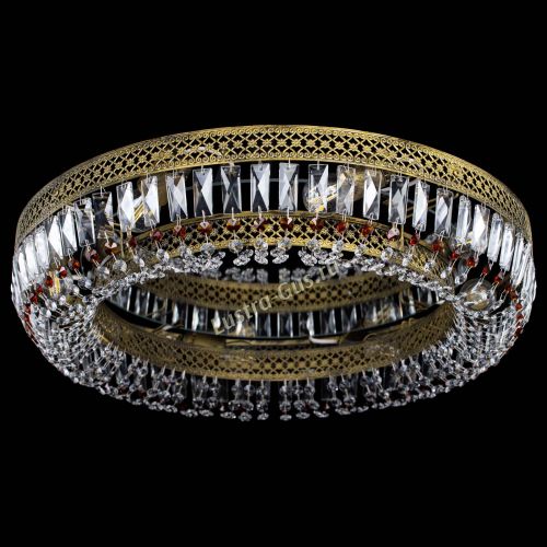 Люстра Венеция Кольцо №8 пластинка под бронзу Чайная в Кирове Гусь Хрустальный