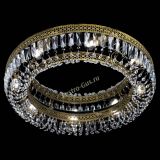 Люстра Венеция Кольцо №8 пластинка под бронзу Черная в Кирове