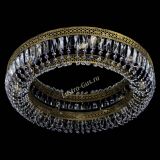 Люстра Венеция Кольцо №8 пластинка под бронзу Фиолетовая в Кирове