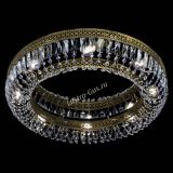 Люстра Венеция Кольцо №8 пластинка под бронзу Фиолетовая в Кирове