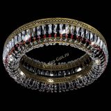 Люстра Венеция Кольцо №8 пластинка под бронзу Красная в Кирове