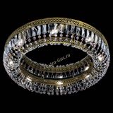 Люстра Венеция Кольцо №8 пластинка под бронзу Розовая в Кирове